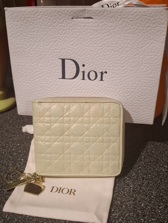 Dior Handbags - Dior Cannage Zip-around Wallet with Charms